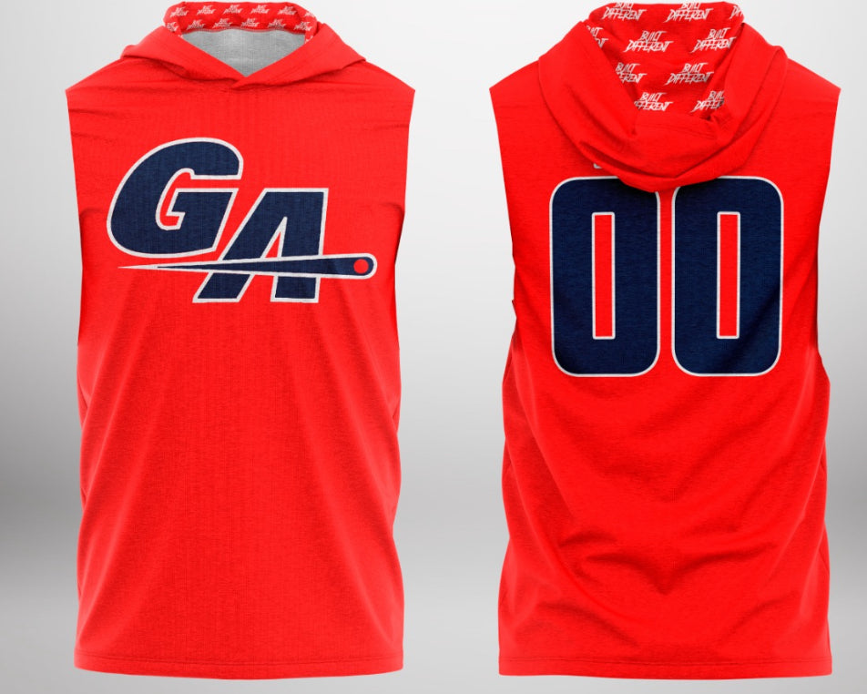 Georgia Academy Baseball Sleeveless Hoodie Tee