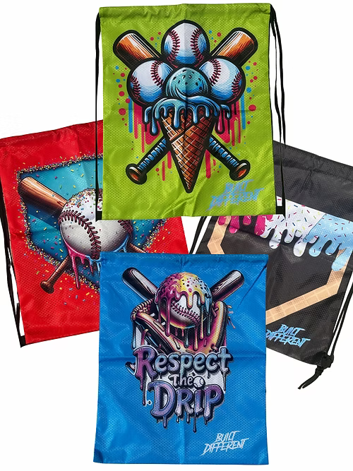 Drawstring Drip Bag - Blue